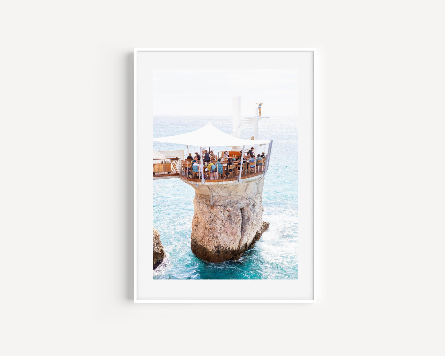 Le Plongeoir Restaurant | French Riviera Photography Print - Departures Print Shop