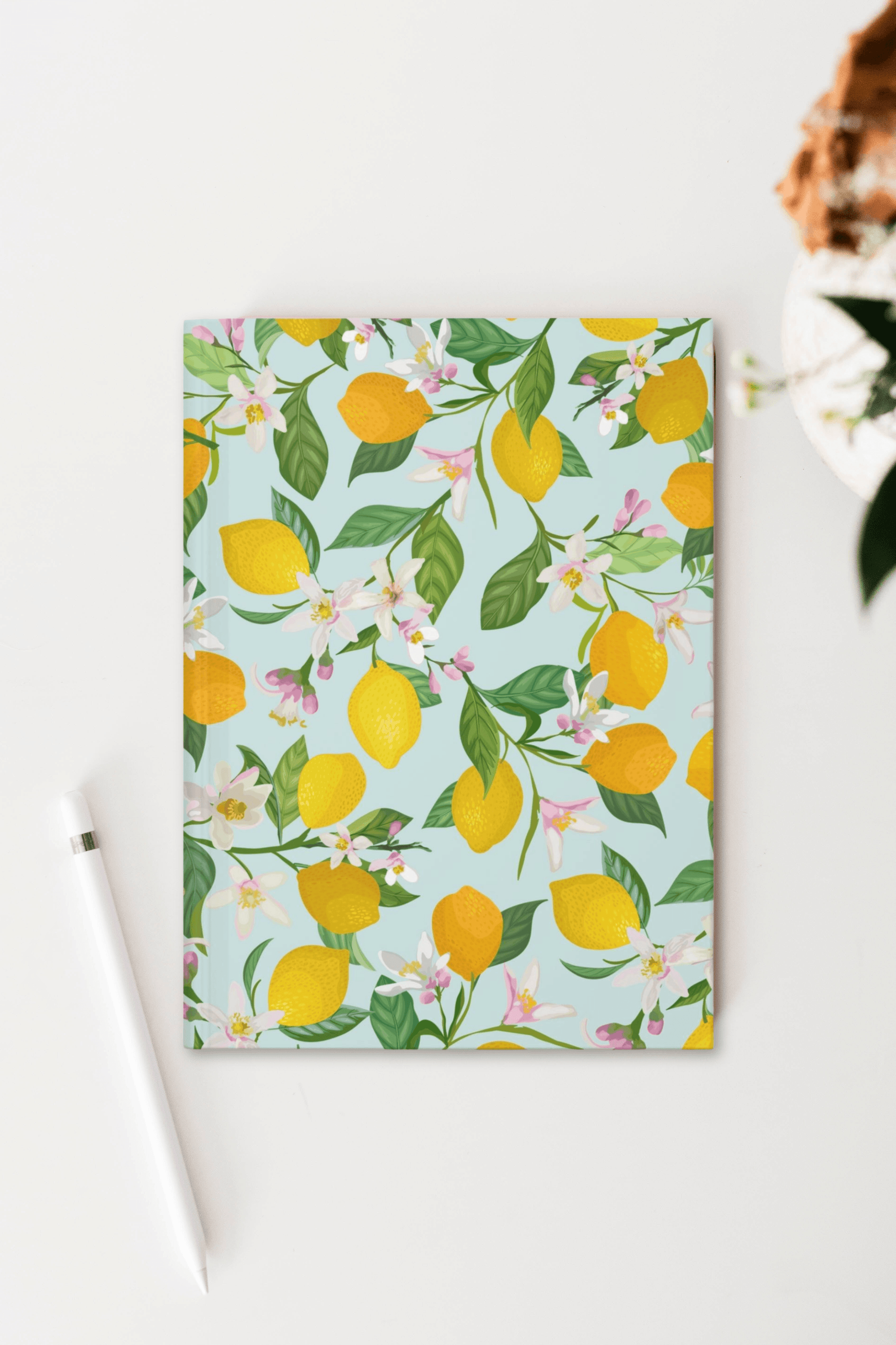 Lemon Blossoms | Citrus Print Notebook - Departures Print Shop