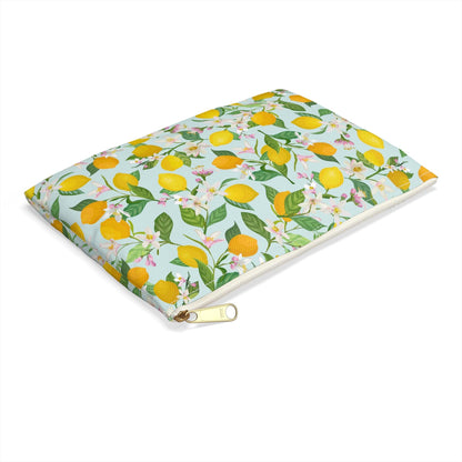 Lemon Blossoms | Lemon Print Travel Bag - Departures Print Shop