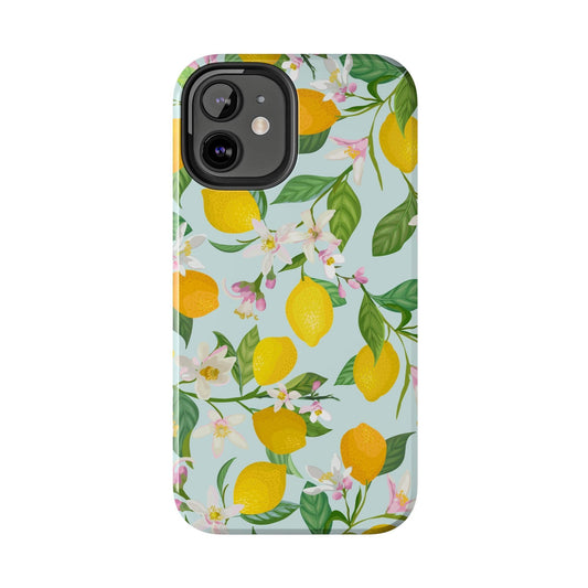 Lemon Blossoms Phone Case - Departures Print Shop