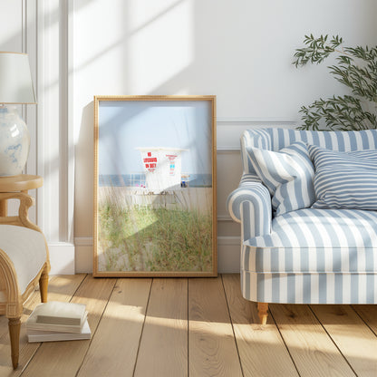 Lifeguard Tower Beach Print