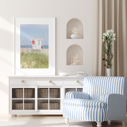 Lifeguard Tower Beach Print