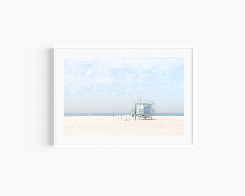 Lifeguard Tower Photography Print Santa Monica California – Departures ...