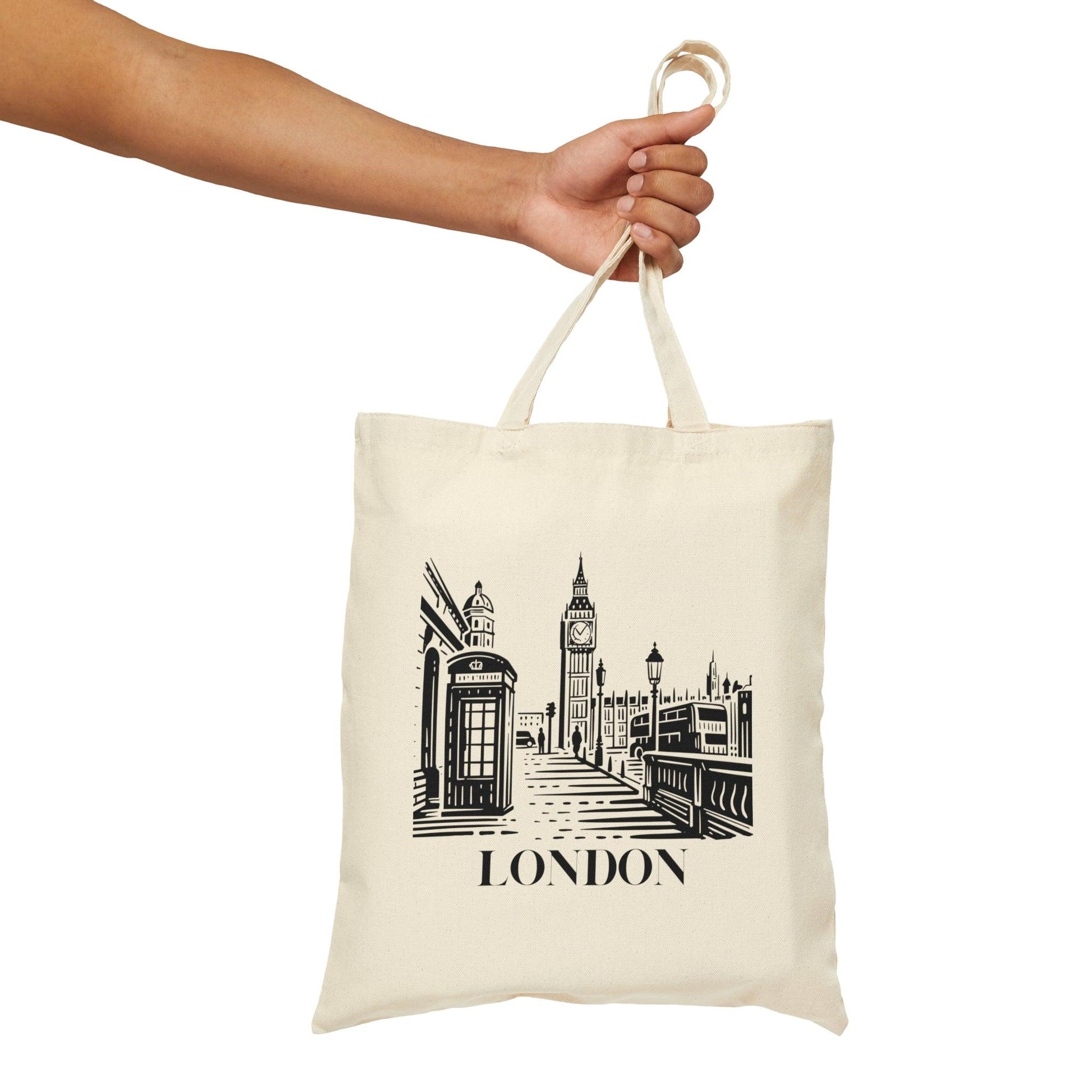 London Canvas Tote Bag - Departures Print Shop