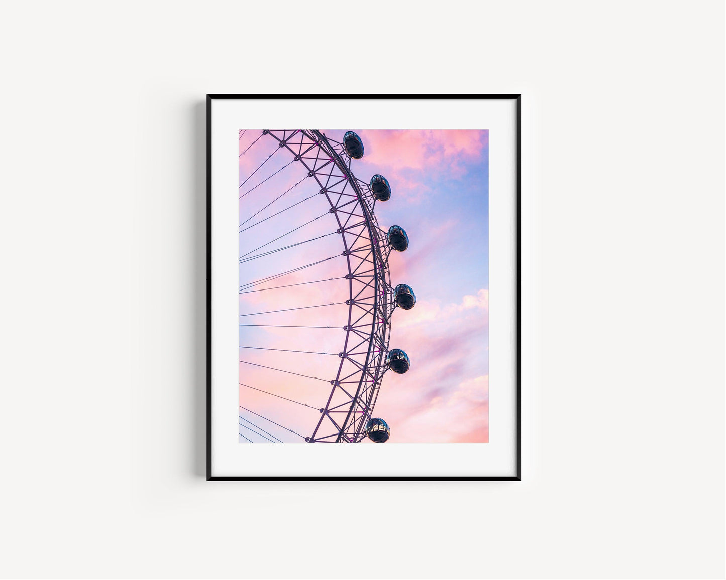 London Eye Cotton Candy Skies II | London Print - Departures Print Shop