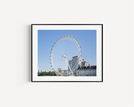 London Eye Ferris Wheel Photography Print - Departures Print Shop