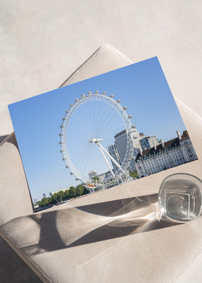 London Eye Ferris Wheel Photography Print - Departures Print Shop