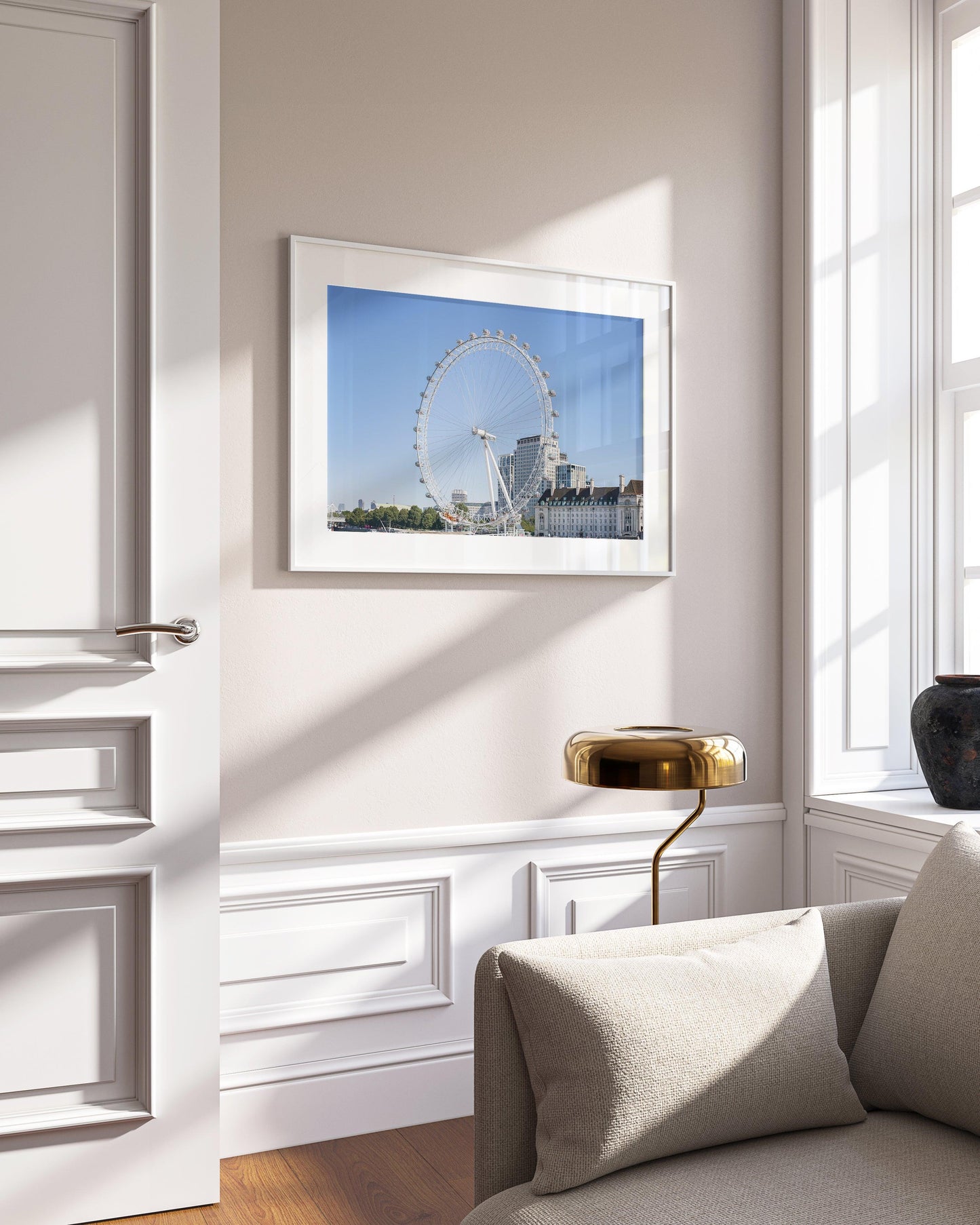 London Eye Ferris Wheel Photography Print - Departures Print Shop