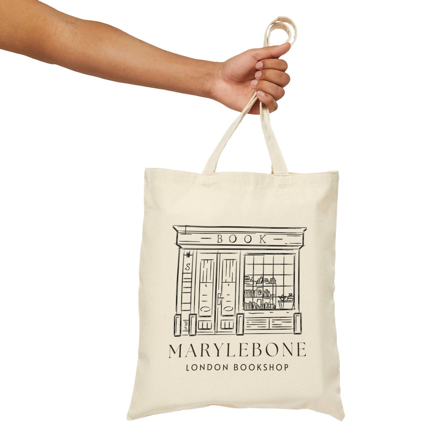 Marylebone London Bookshop Canvas Tote Bag - Departures Print Shop