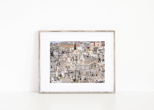 Matera Italy Cityscape | Italy Photography Print - Departures Print Shop