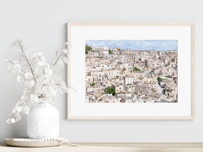 Matera Cityscape | Italy Photography Print - Departures Print Shop