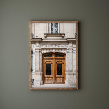 Neutral Paris Door Print | Paris Photography Print - Departures Print Shop