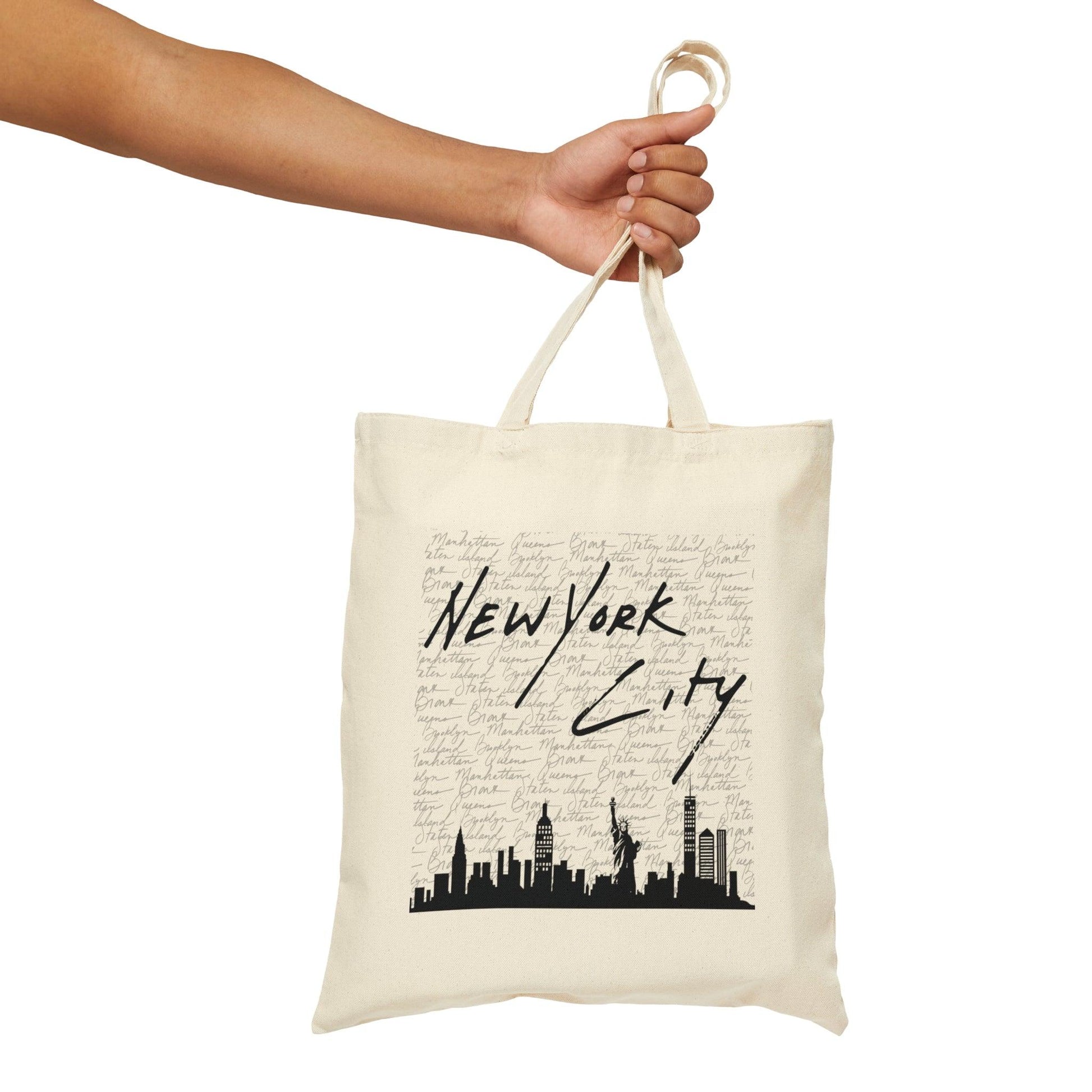 New York City Canvas Tote Bag - Departures Print Shop