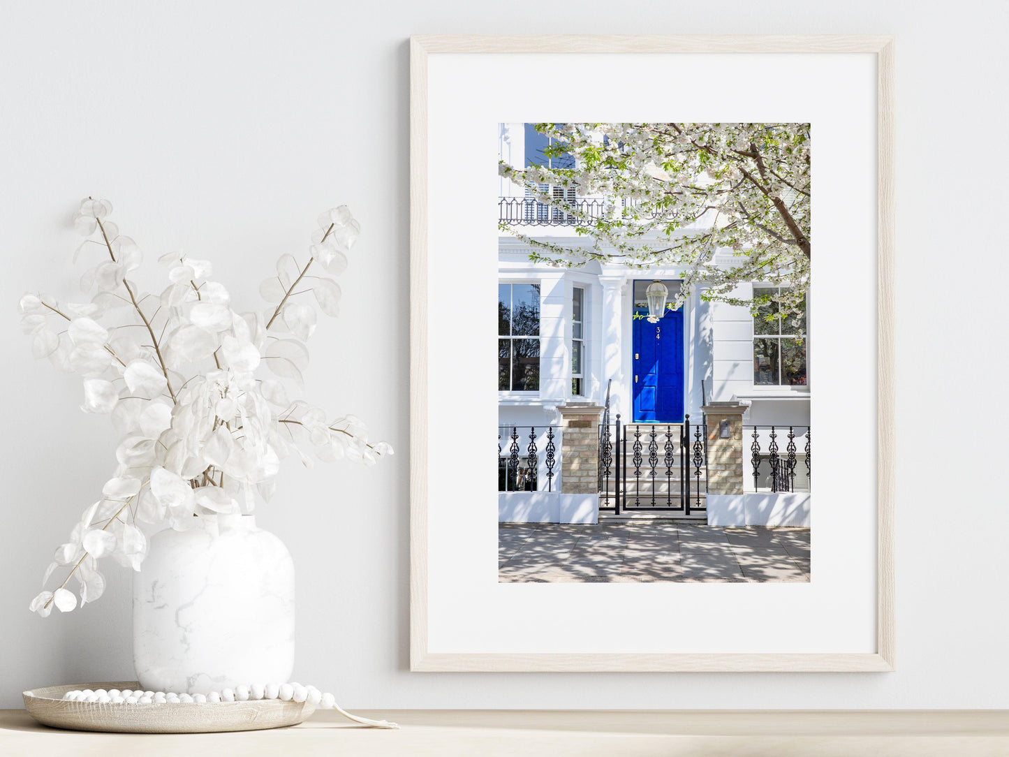 Blue Door Notting Hill London Print