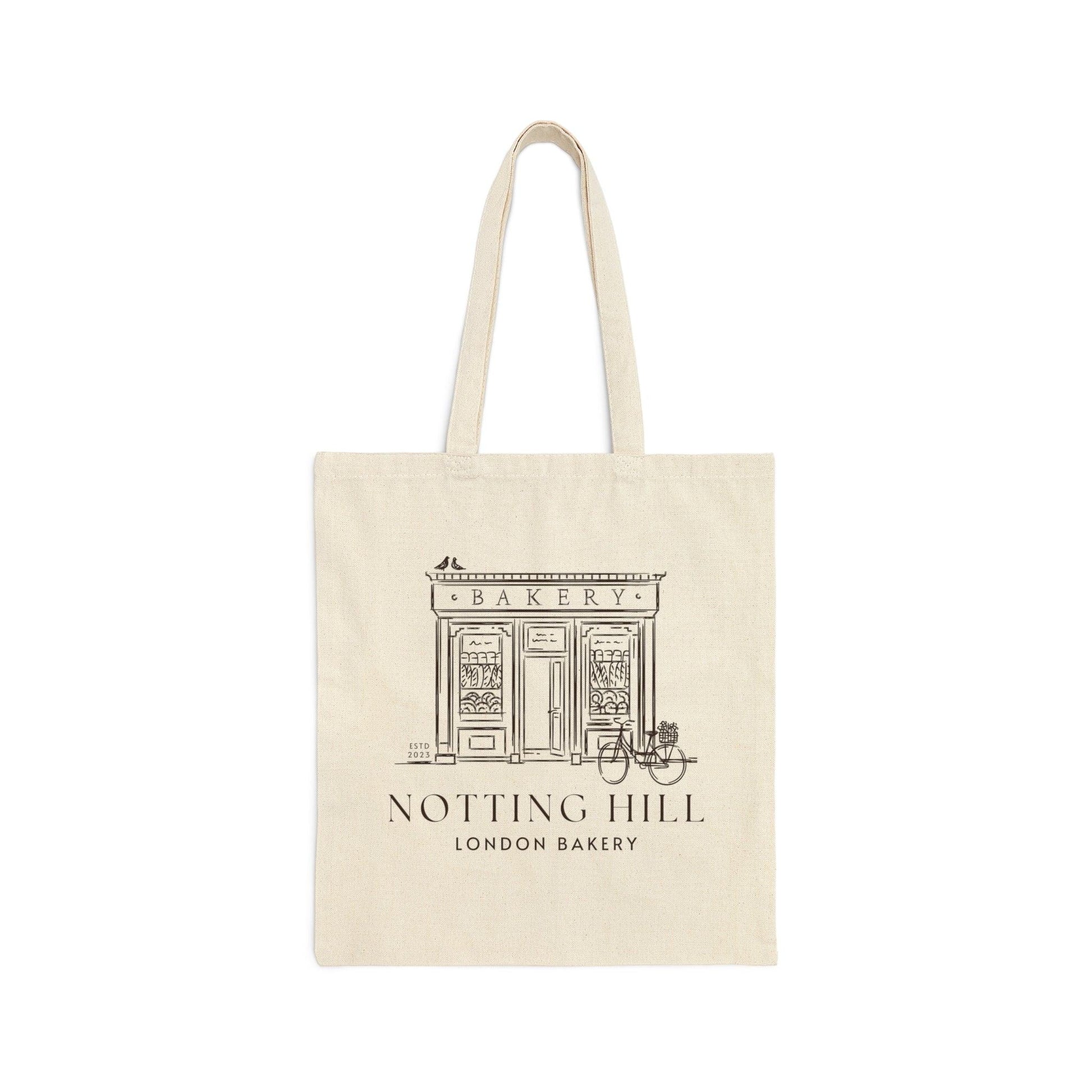 Notting Hill London Bakery Canvas Tote Bag - Departures Print Shop