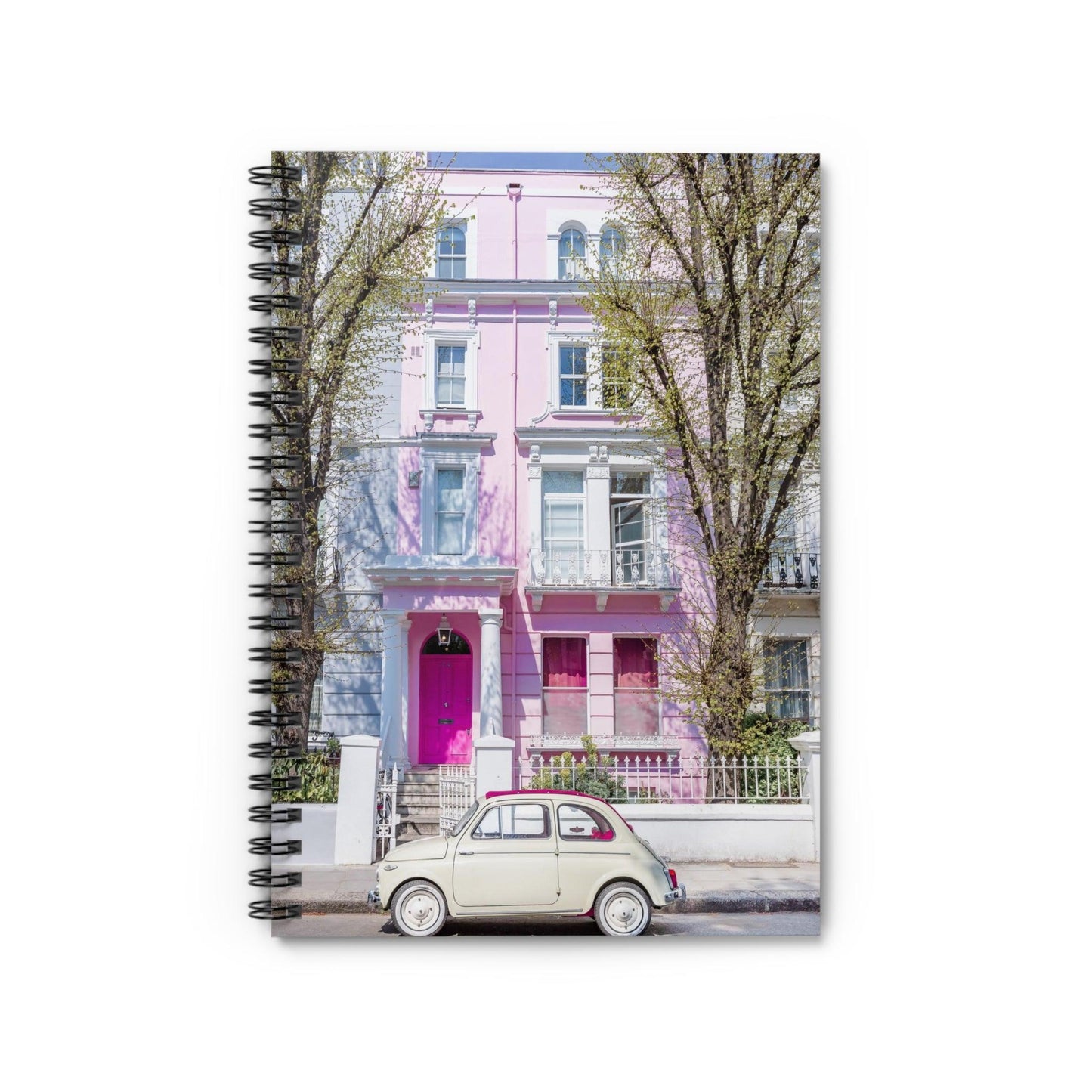 Notting Hill London Spiral Notebook - Departures Print Shop