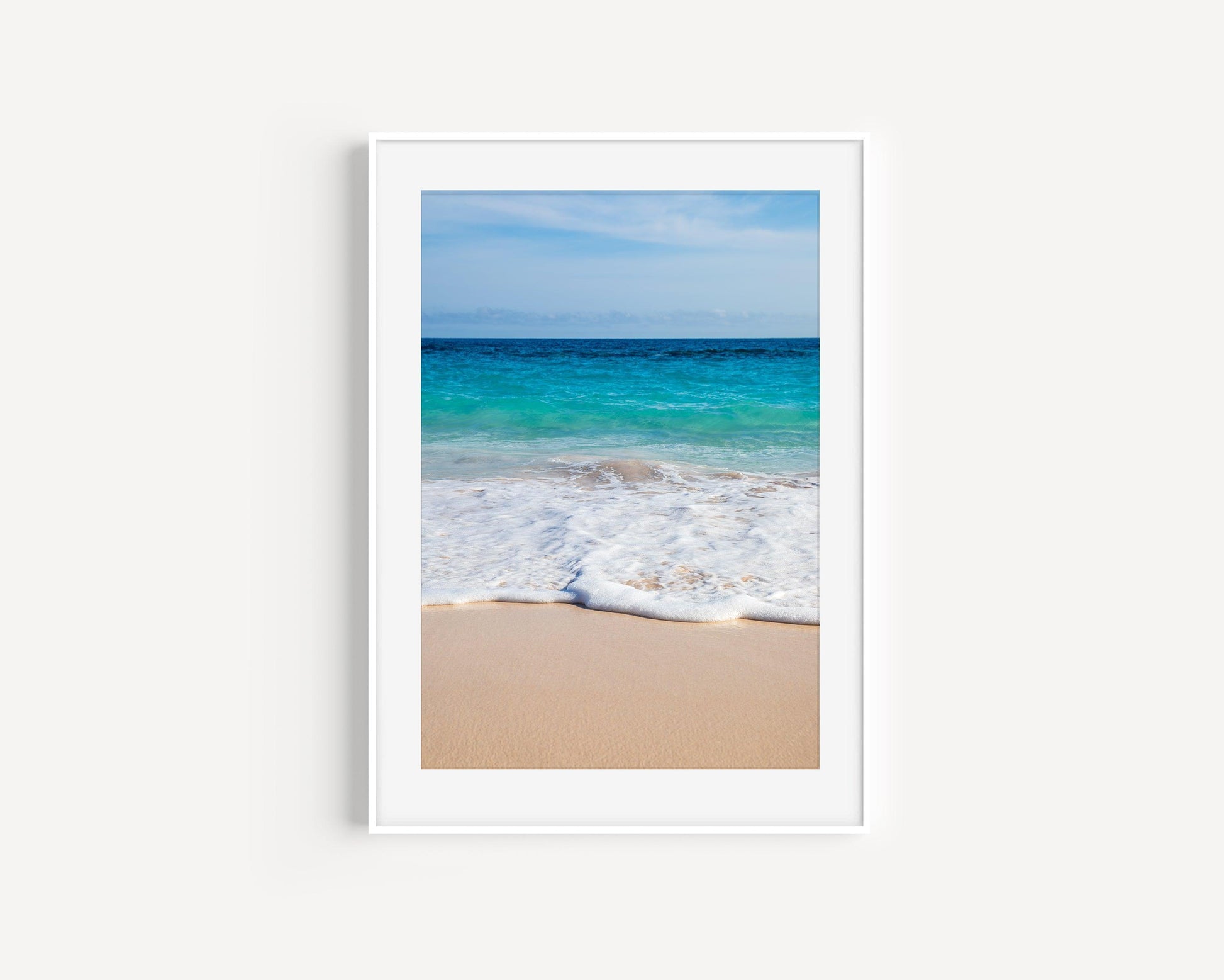 Ocean Waves Bermuda Beach Print - Departures Print Shop