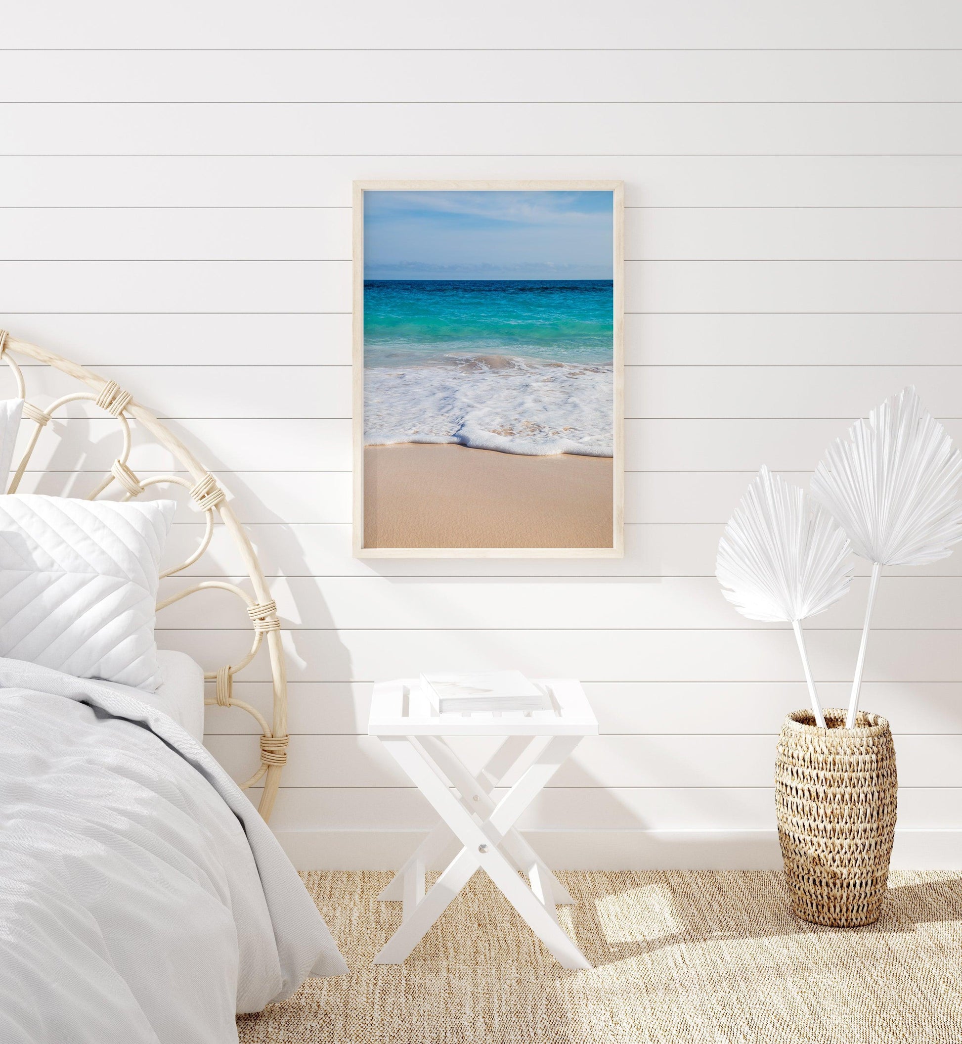 Ocean Waves Bermuda Beach Print - Departures Print Shop