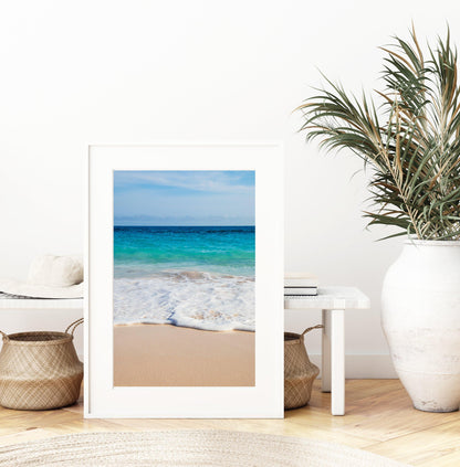 Ocean Waves Bermuda Beach Print - Departures Print Shop