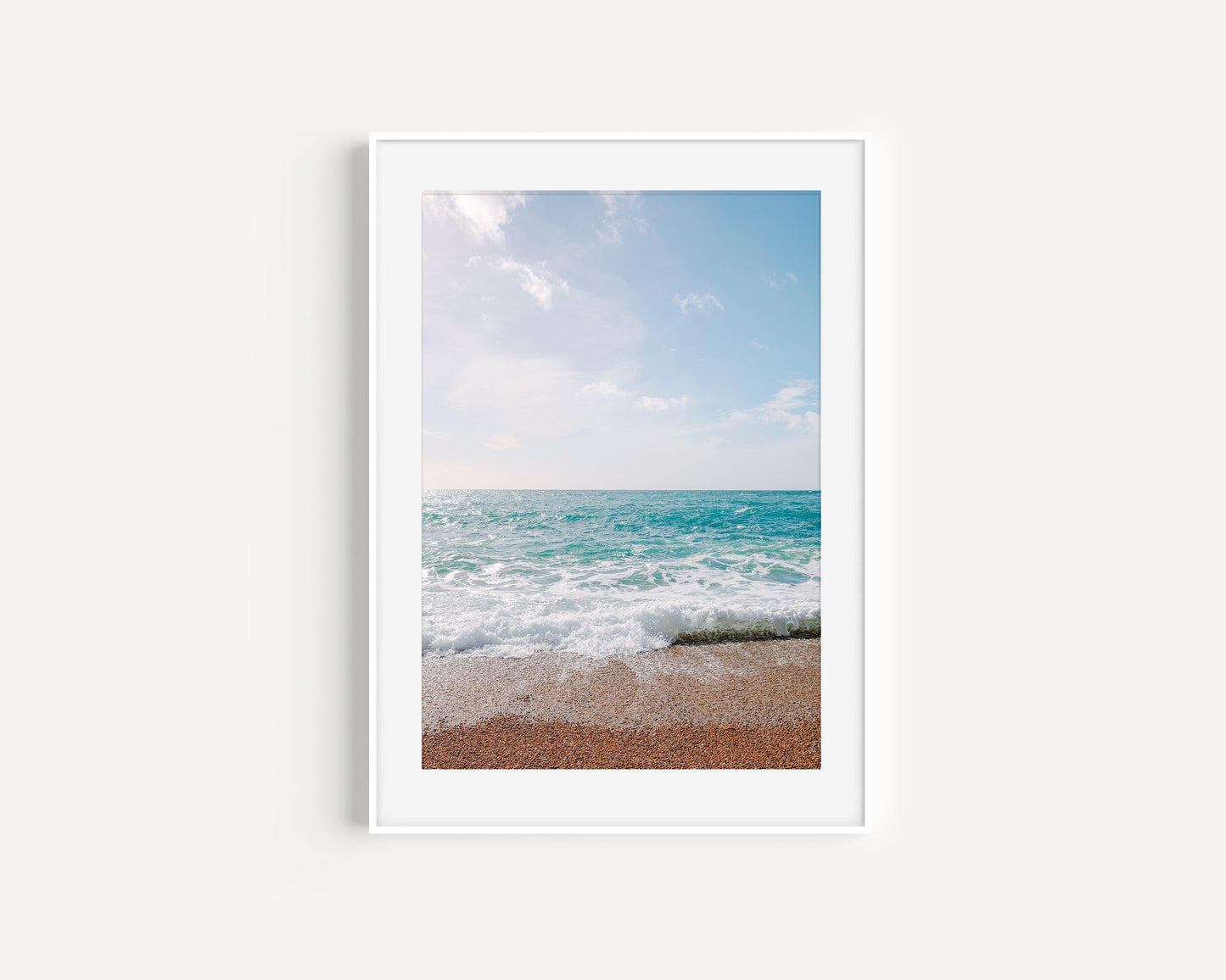 Ocean Waves Crashing | Beach Photography Print - Departures Print Shop