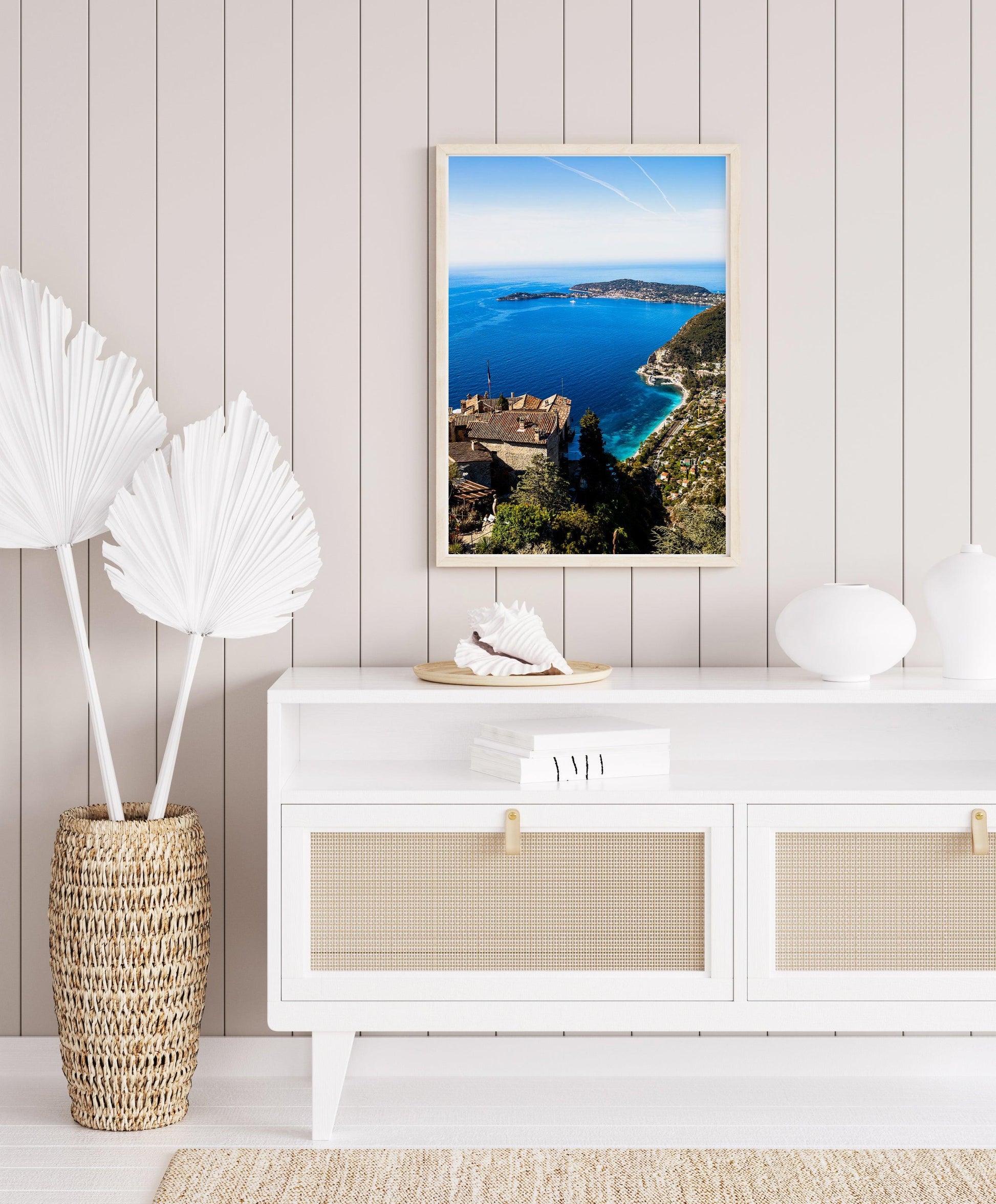 Panoramic View of Village of Eze II | French Riviera Photography Print - Departures Print Shop