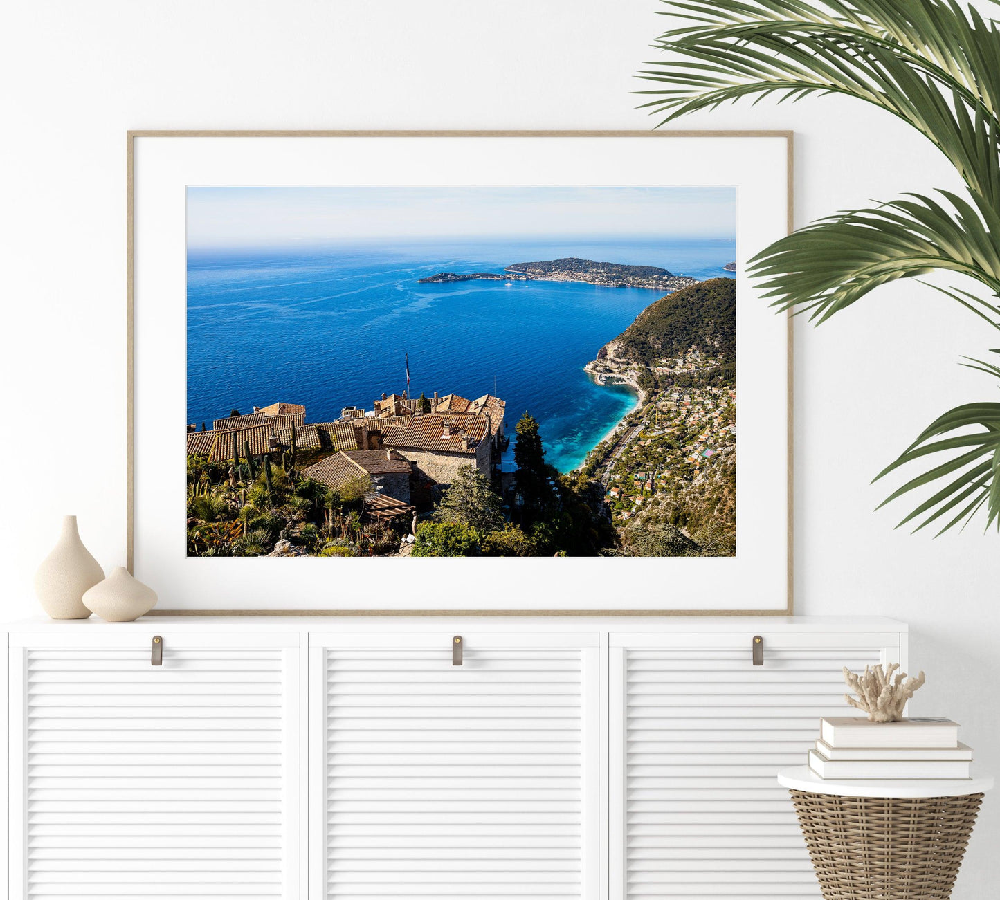 Panoramic View of Village of Eze | French Riviera Photography Print - Departures Print Shop