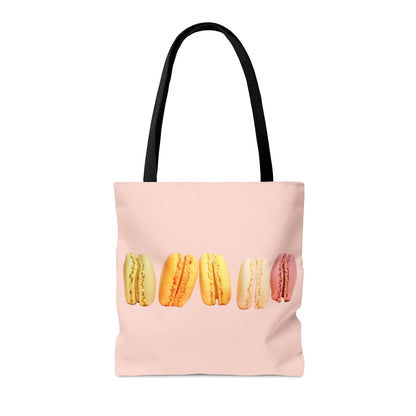 Pastel Macarons Shopping Tote Bag - Departures Print Shop