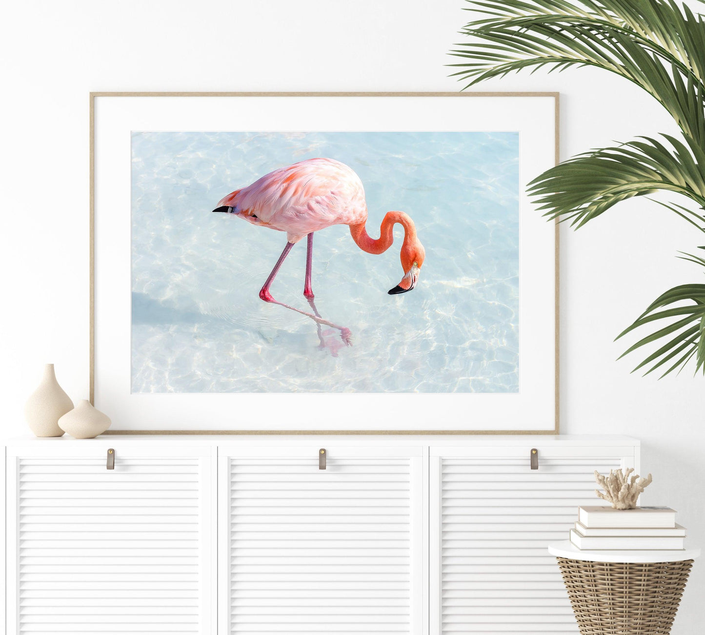 Pink Flamingo Aruba Print II - Departures Print Shop