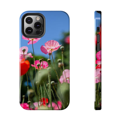 Pink Poppies Phone Case - Departures Print Shop