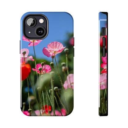 Pink Poppies Phone Case - Departures Print Shop