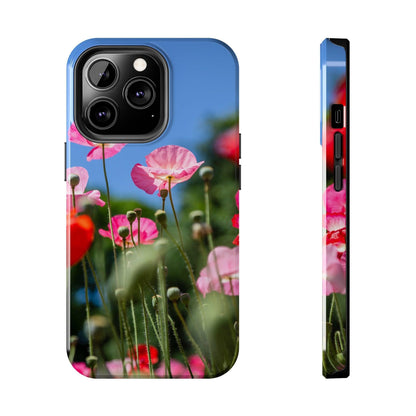 Pink Poppies Phone Case - Departures Print Shop