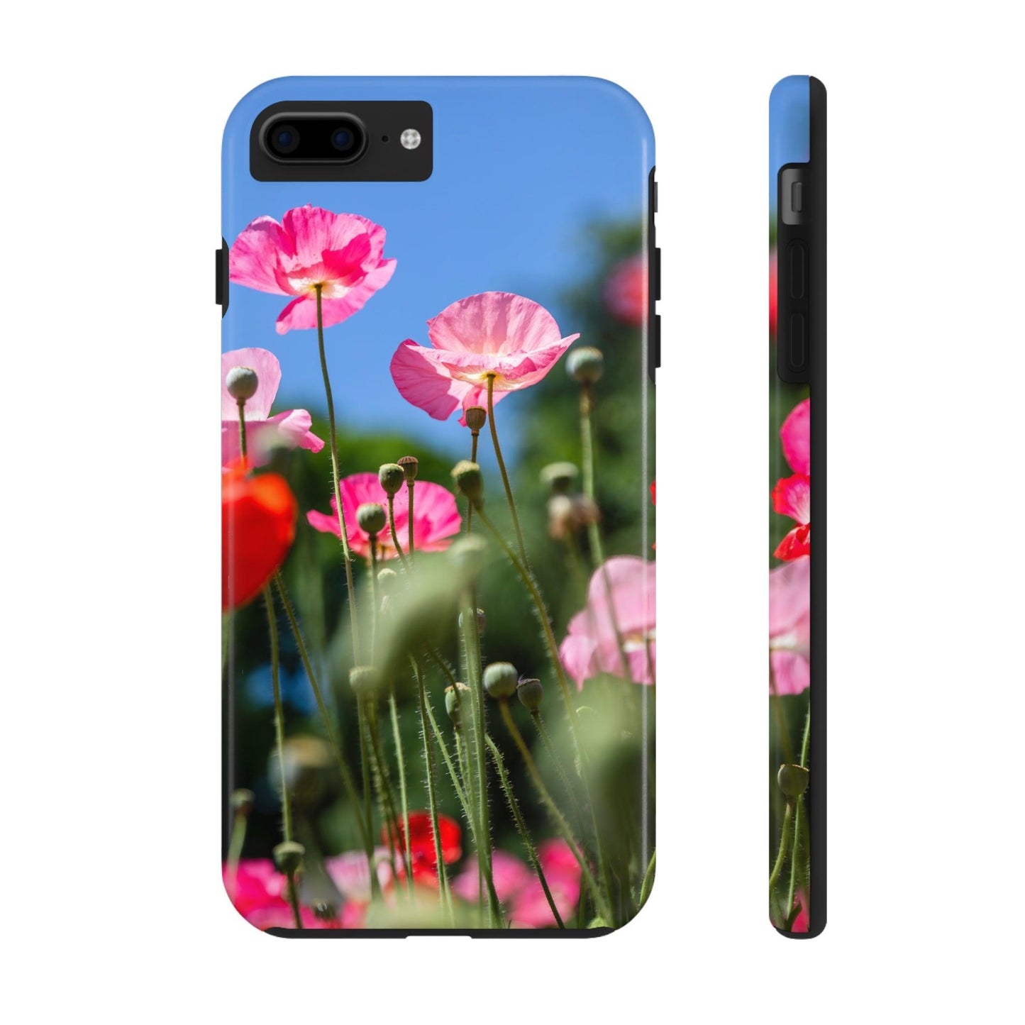 Pink Poppies Phone Case - Departures Print Shop