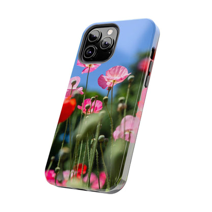 Pink Poppies Phone Case - Departures Print Shop