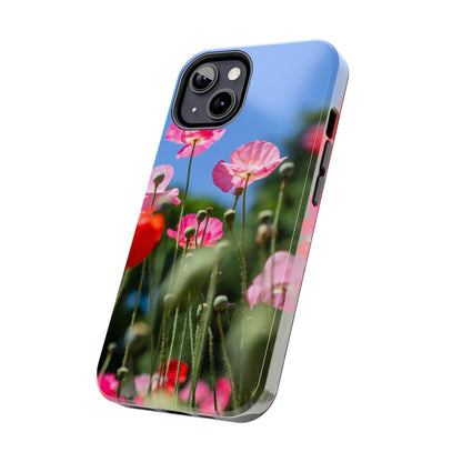 Pink Poppies Phone Case - Departures Print Shop