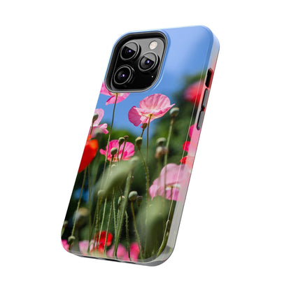 Pink Poppies Phone Case - Departures Print Shop