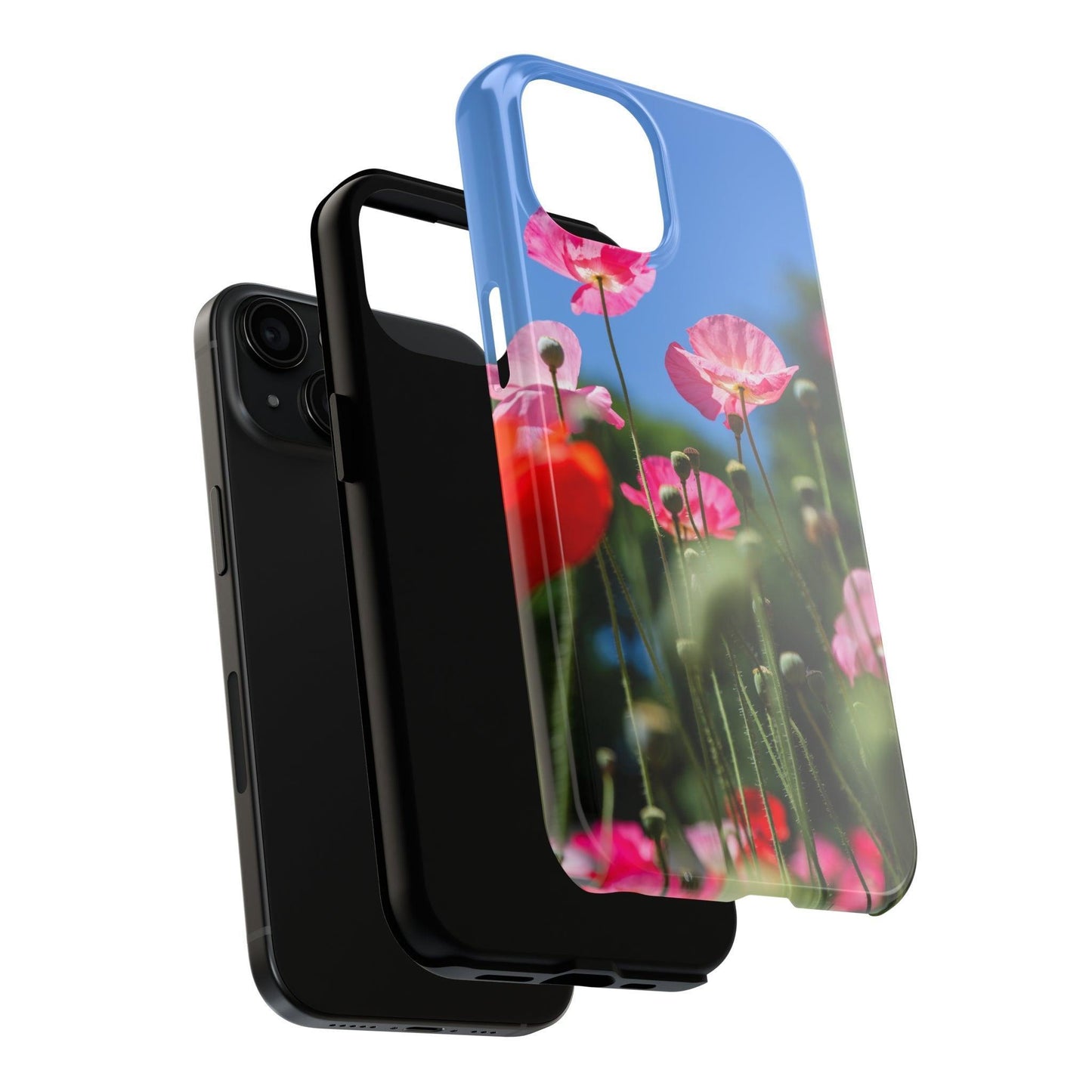 Pink Poppies Phone Case - Departures Print Shop