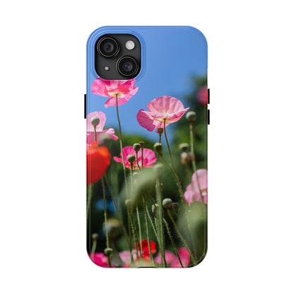 Pink Poppies Phone Case - Departures Print Shop