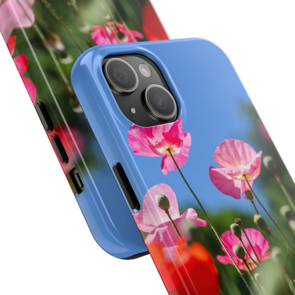 Pink Poppies Phone Case - Departures Print Shop