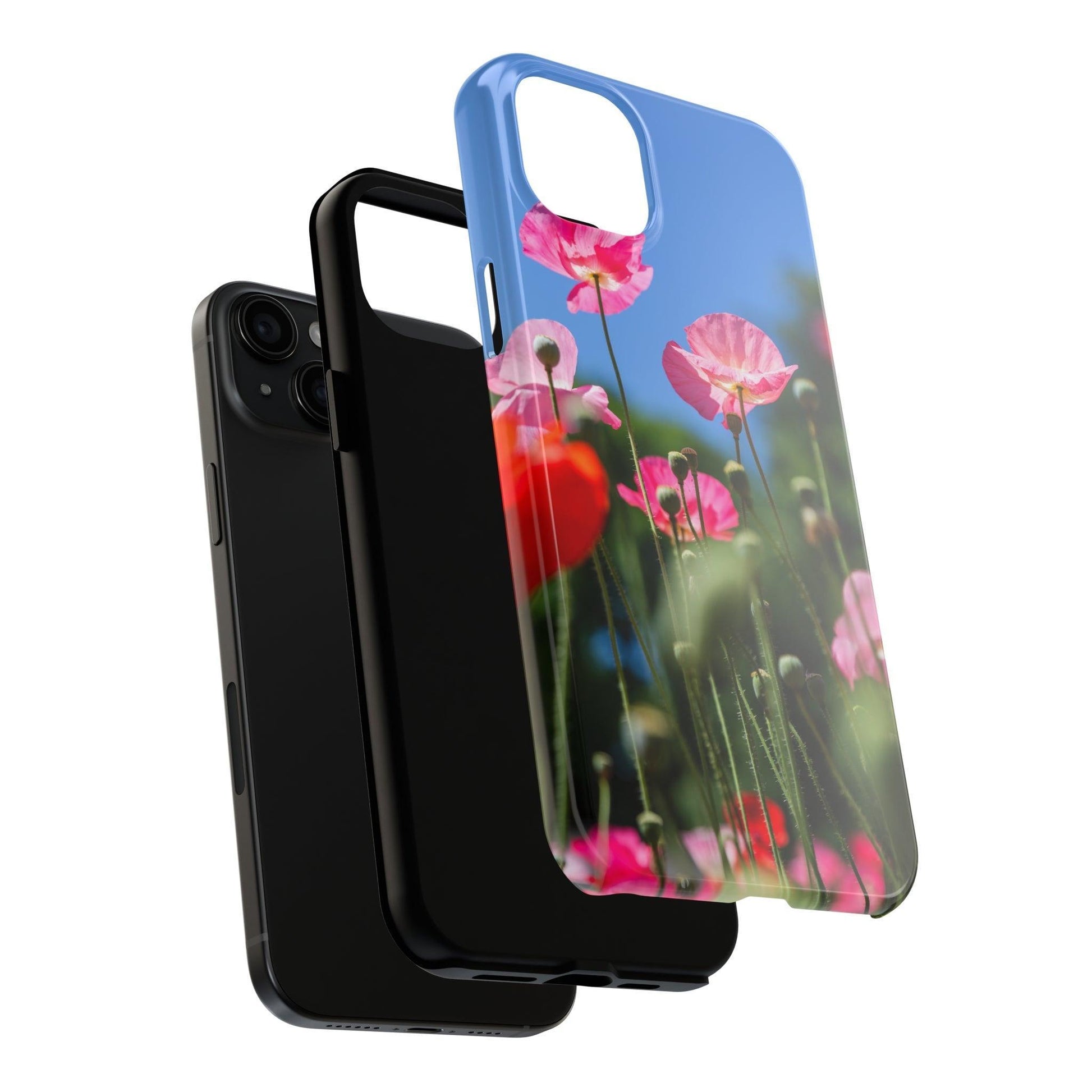 Pink Poppies Phone Case - Departures Print Shop