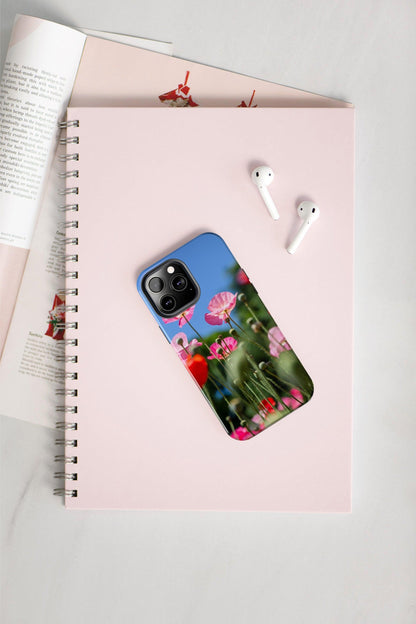 Pink Poppies iPhone Case - Departures Print Shop