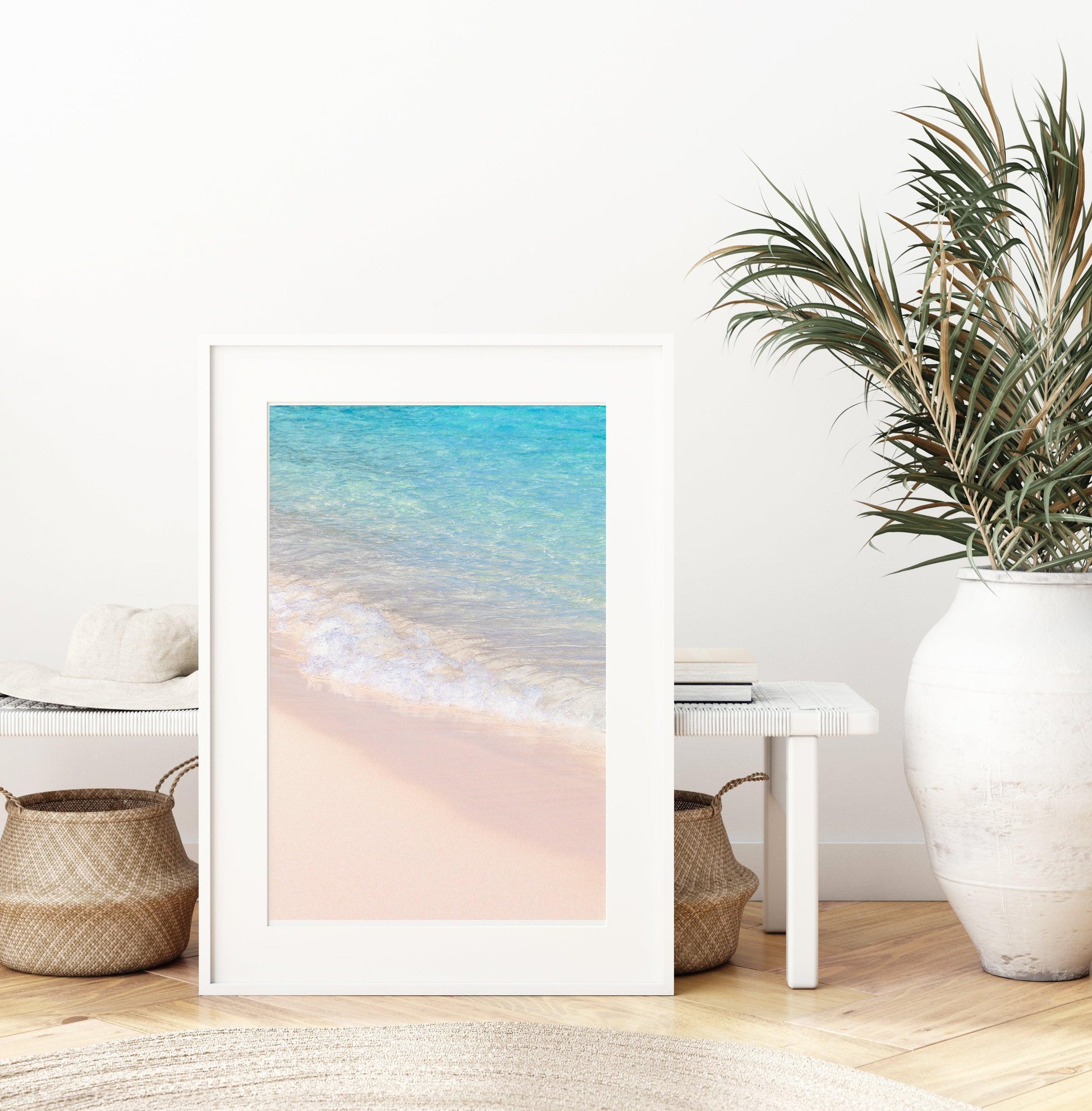 Pink Sand Bermuda Beach Print - Departures Print Shop