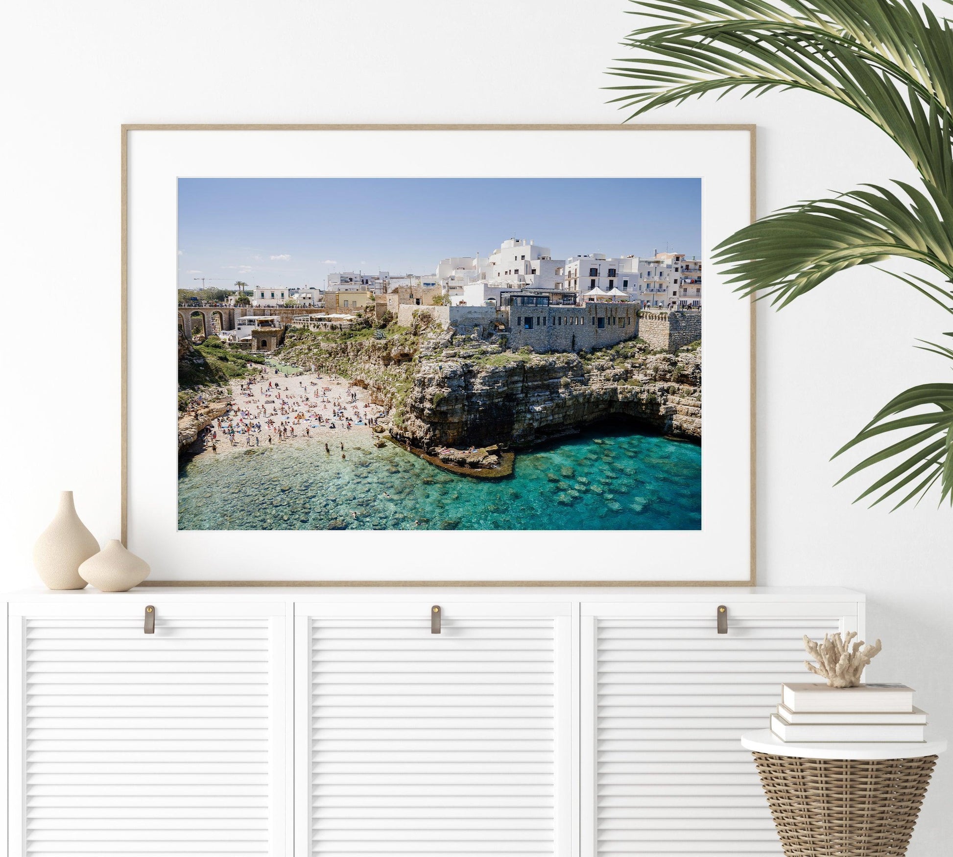 Polignano a Mare Beach Print | Puglia Italy Photography - Departures Print Shop