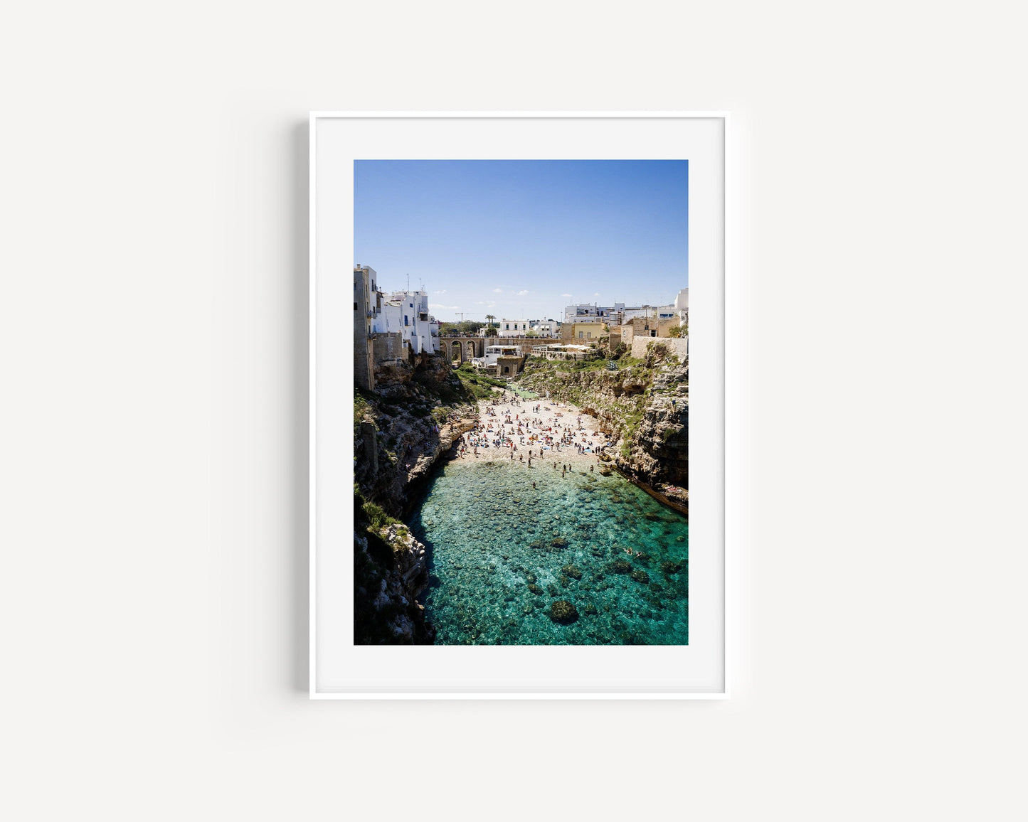 Polignano a Mare Beach Print II | Puglia Italy Photography - Departures Print Shop