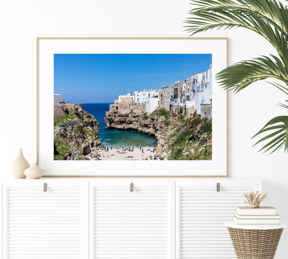 Polignano a Mare Beach Print IV - Departures Print Shop