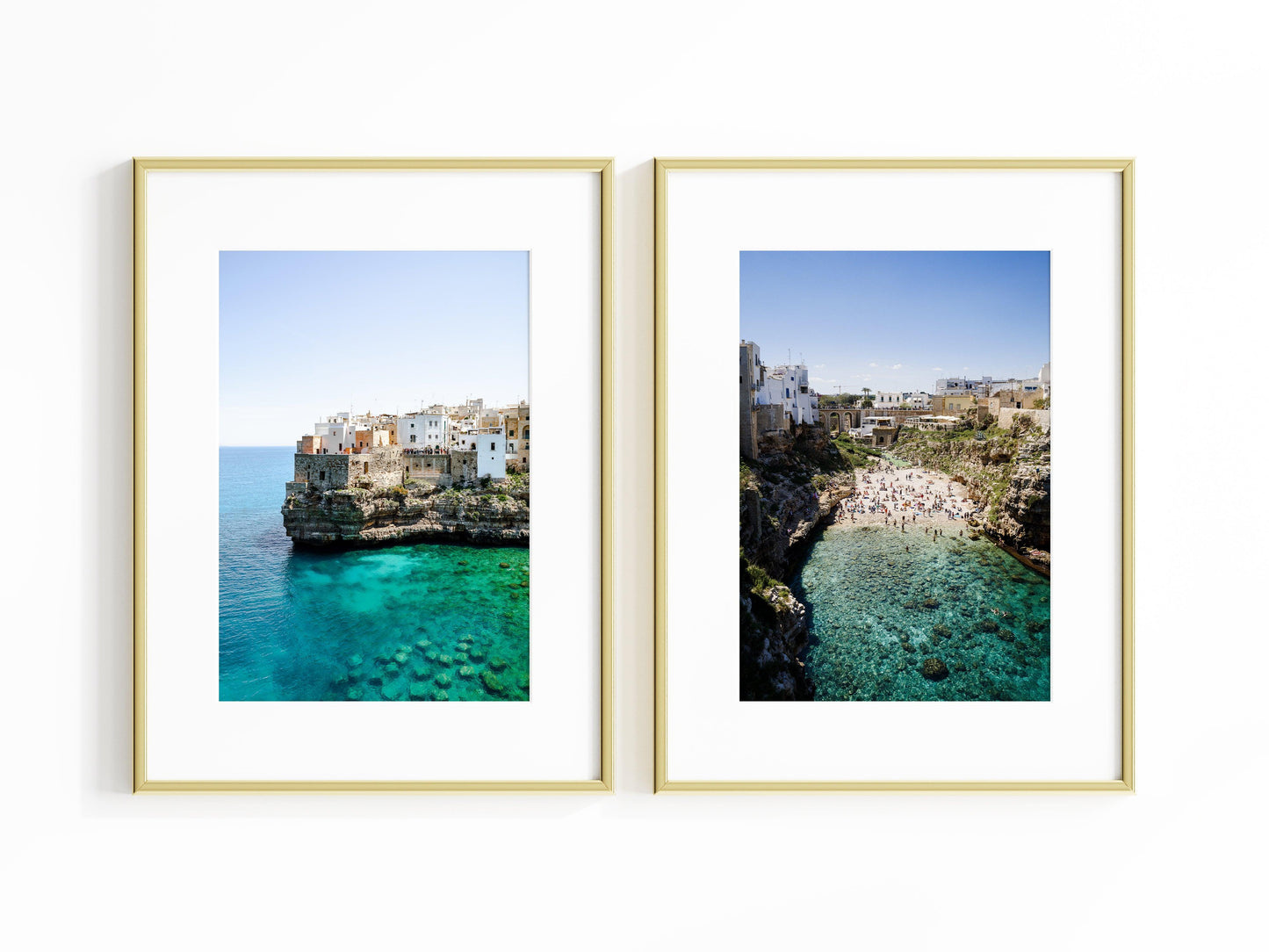 Polignano a Mare Print Set | Puglia Italy Photography Prints - Departures Print Shop