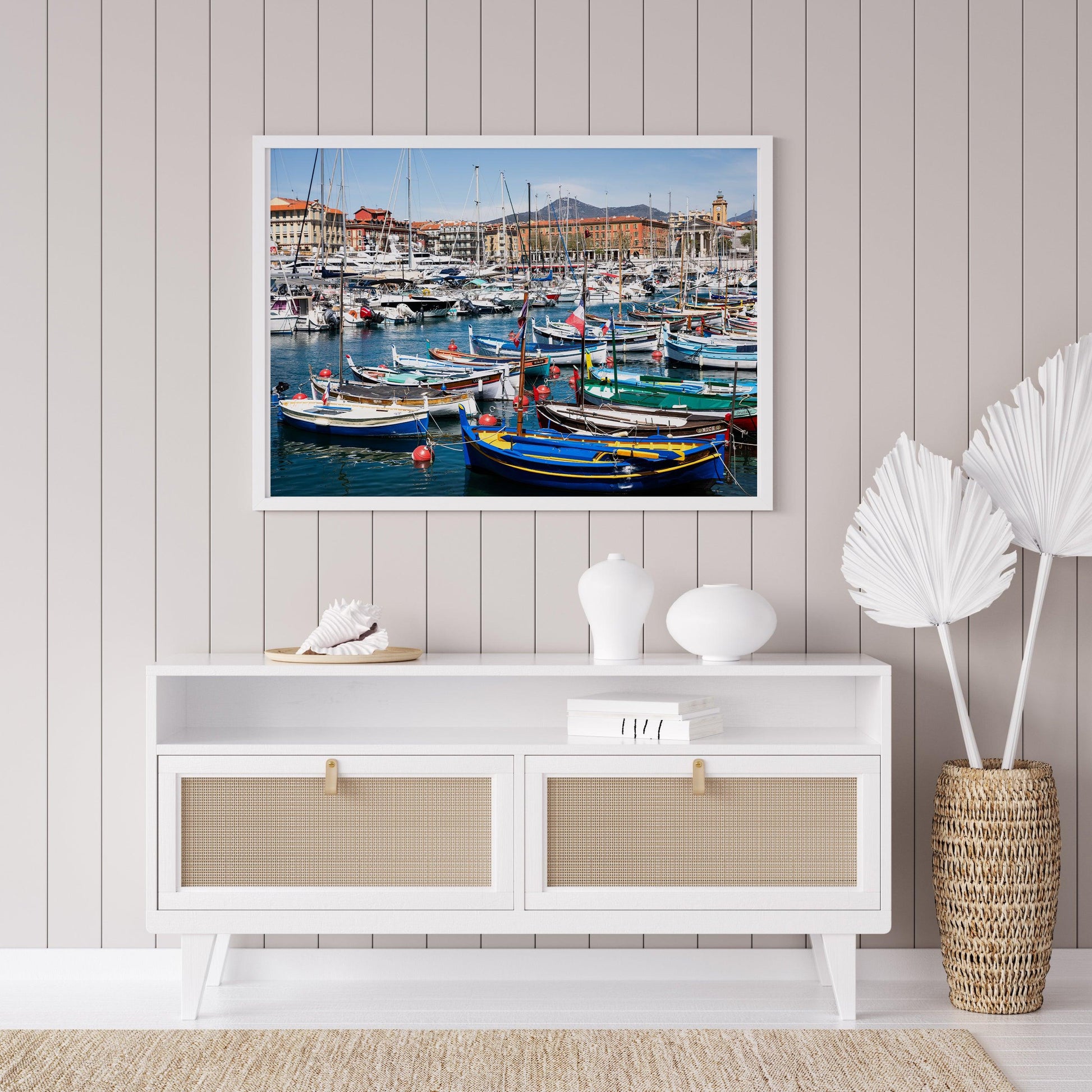 Port de Nice France Marina Print | French Riviera Photography Print - Departures Print Shop