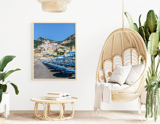 Positano Beaches Amalfi Coast Italy Photography - Departures Print Shop