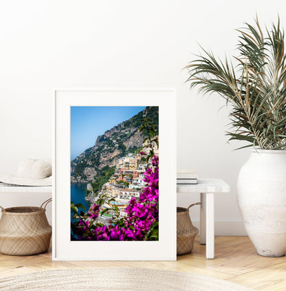 Positano Bougainvillea III | Amalfi Coast Italy Photography - Departures Print Shop