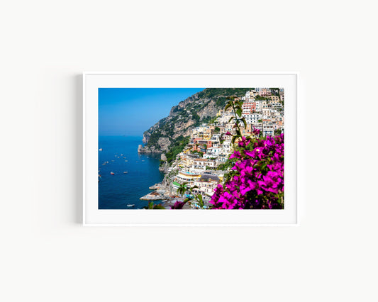 Positano Bougainvillea | Amalfi Coast Italy Photography - Departures Print Shop