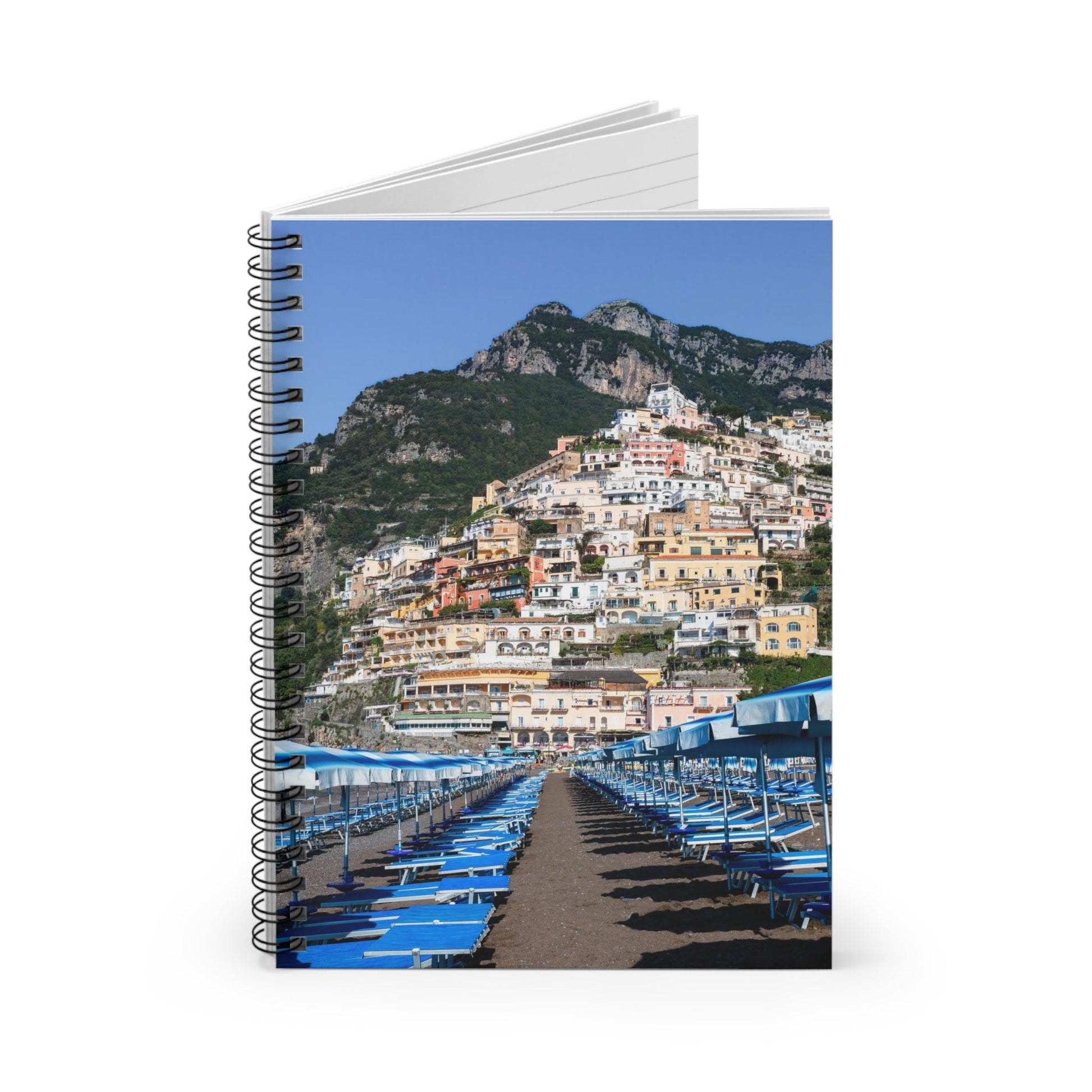 Positano Italy Spiral Notebook - Departures Print Shop